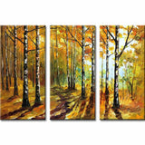 Painting By Numbers Birkenwald Mnz-Ss-094- 3-Panel (Triptych)