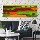 Painting By Numbers Colorful Fields
