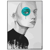 Paint By Numbers Black Eye
