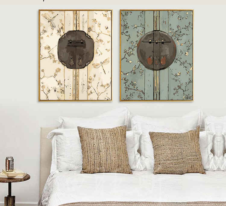 Painting By Numbers Door Lock Dragonfly