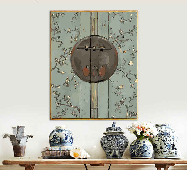 Painting by Numbers Door Lock Bird