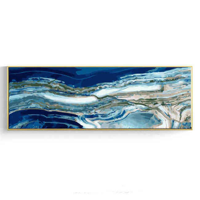 Paint By Numbers Blue Marbled