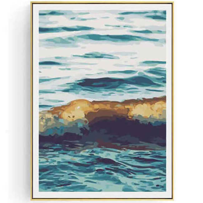 Painting By Numbers Wave