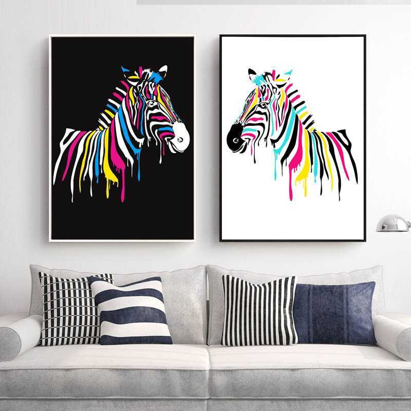 Paint By Numbers Zebra Blobs Zebra Blobs White