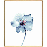 Paint By Numbers Flower Blue