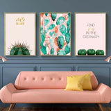 Painting by numbers cactus Hello Summer