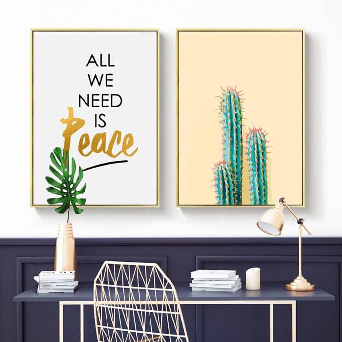 Paint by numbers cactus 3
