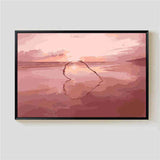 Painting By Numbers Pink Lake
