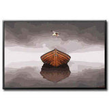Painting By Numbers Boat And Bird