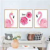 Painting By Numbers Animals Flamingo