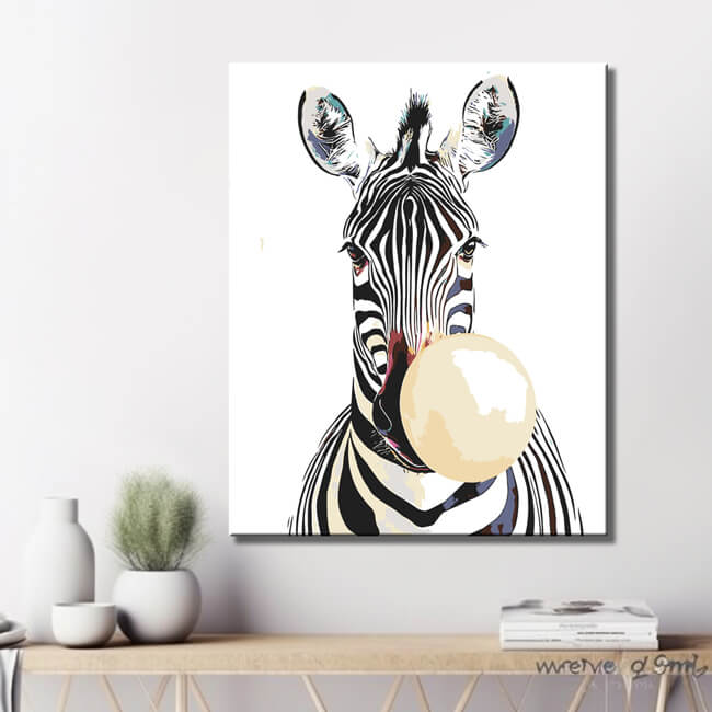 Paint by Numbers Bubble Gum Giraffe