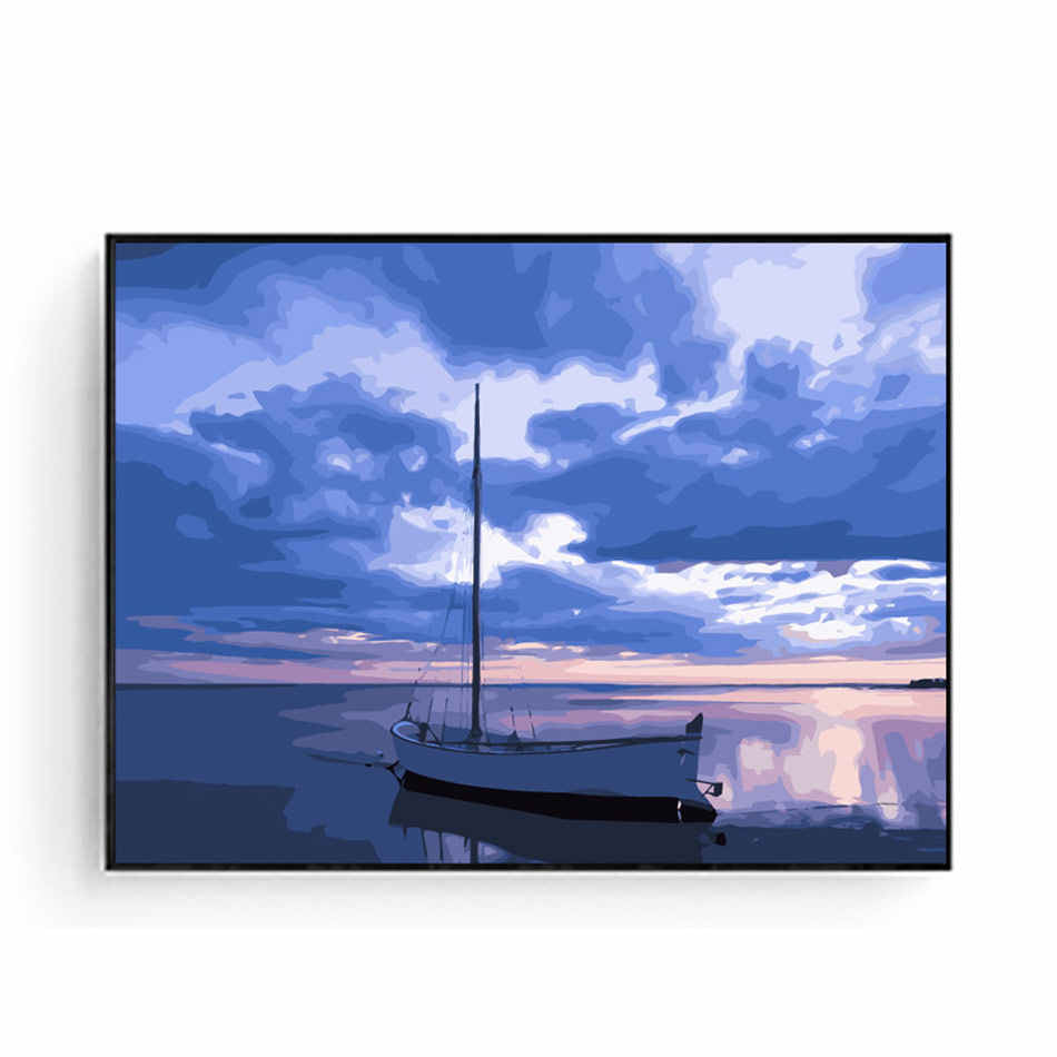 Painting By Numbers Sailboat