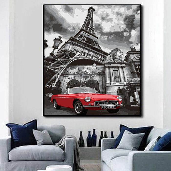 Painting by Numbers Paris Eiffeltum Convertible