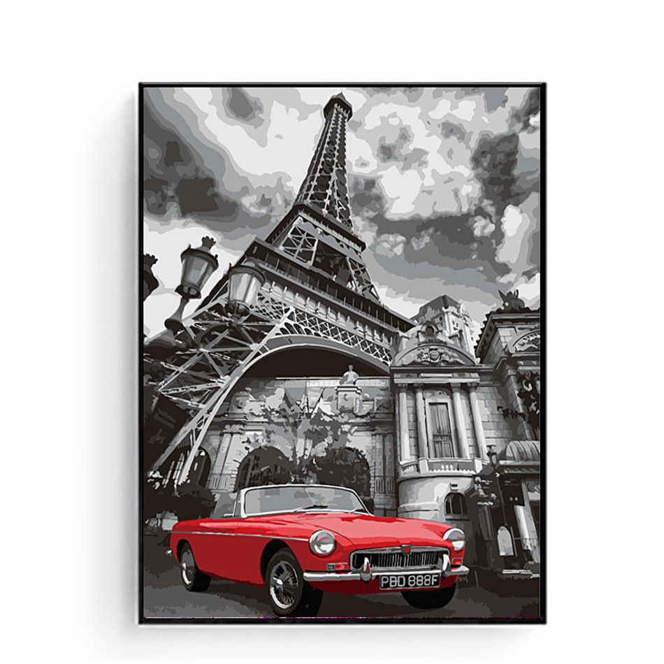 Painting by Numbers Paris Eiffeltum Convertible