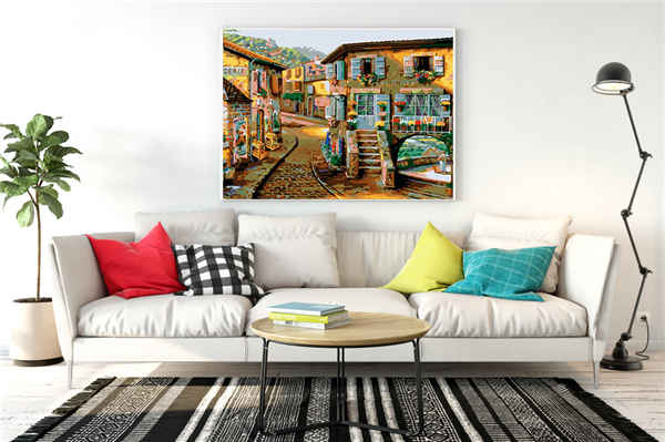Painting By Numbers France VIllage