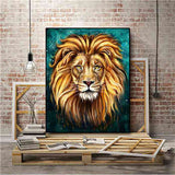 Painting by Numbers Lion