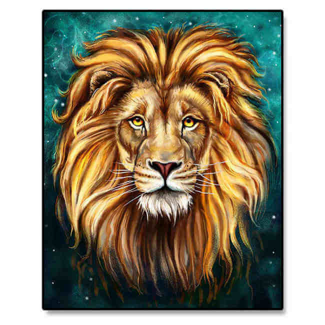 Painting by Numbers Lion