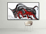 Painting By Numbers Bull Bull