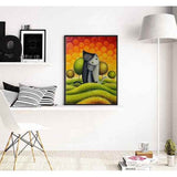 Paint By Numbers Cats in The Garden Animal Art