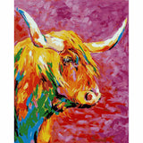 Paint By Numbers Buffalo Animal Modern Animal Art