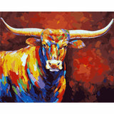 40*50cm  Stier Moderne Tierkunst 