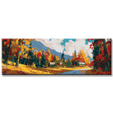 Painting by Numbers Panorama Autumn in A Mountain Landscape I